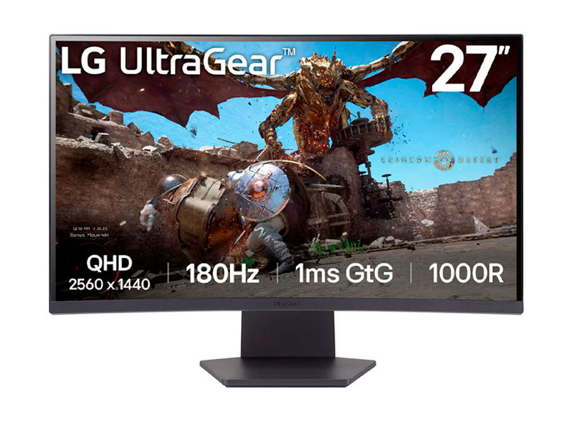 MONITOR LG 27 PULGADAS GAMING CURVO 27GS60QC-B