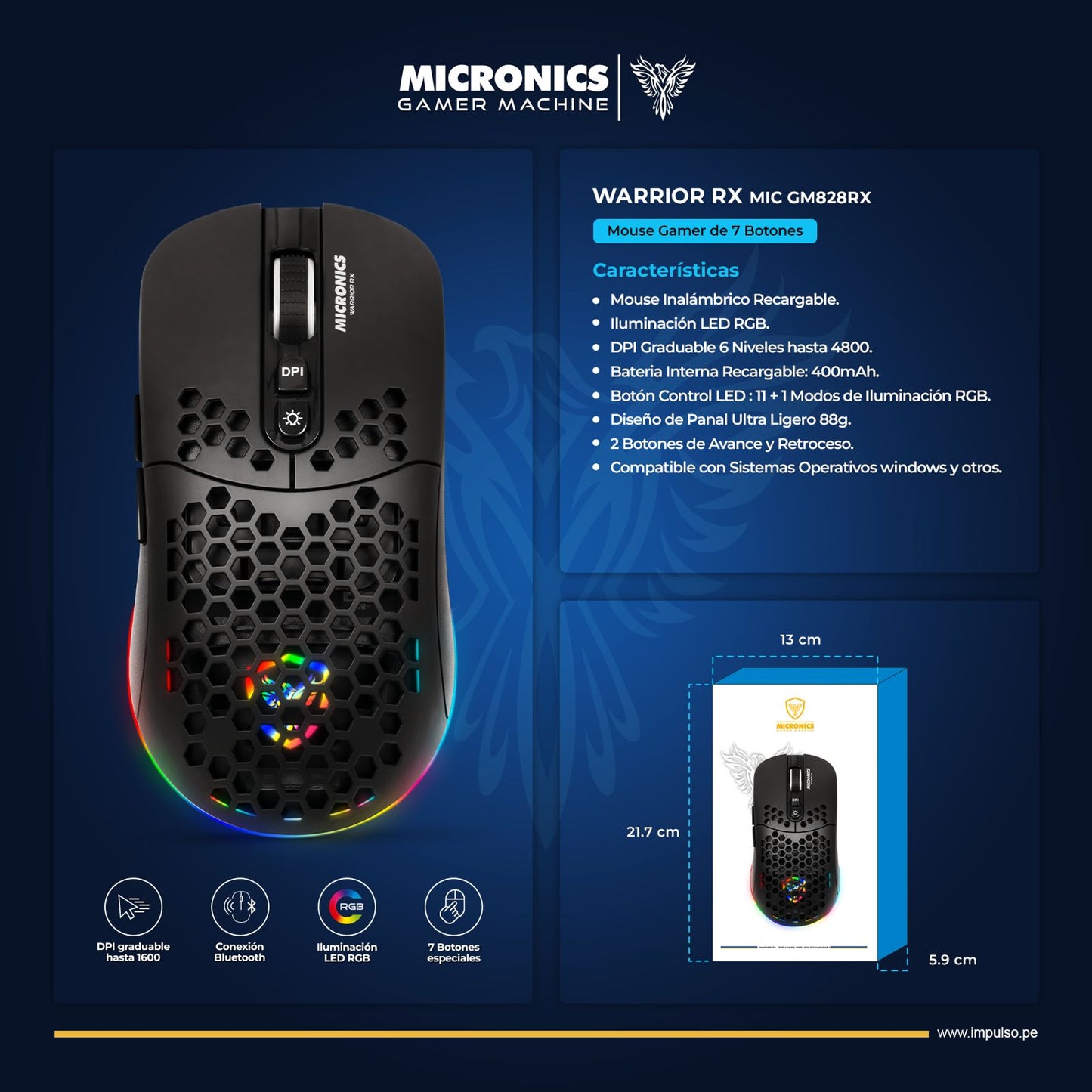 MOUSE MIC GM828RX